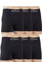 [Prime] Zorba, Kit 6 Cuecas Boxer sem Costura