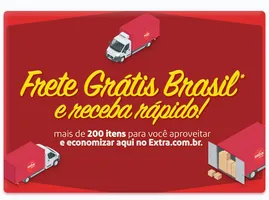 Extra.com: + de 800 itens com FRETE GRÁTIS para todo Brasil