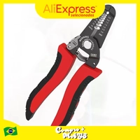 [R$8,71 MOEDAS/ BR] Alicate Descascador de Fios Profissional 7" – 0.06 a 2.6mm, para Instalações Elétricas