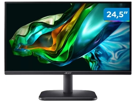 (Leva 2 + cupom) Monitor Gamer 100Hz 1ms Acer EK1 Series EK251Q Ebi 24,5" Full HD IPS HDMI FreeSync UM.KE1AA.E02