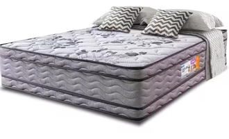 Colchão Casal Ortopédico D45 138x188x32 Cinza
