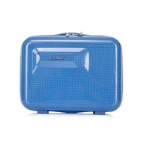 Frasqueira de Viagem Rígida Azul com Zíper