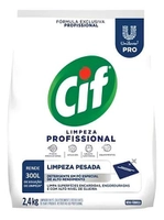 Limpador Pó Limpeza Pesada Cif Pro Pacote 2,4kg