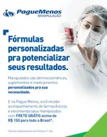 Frete grátis para medicamentos manipulados em compras acima de R$ 150,00