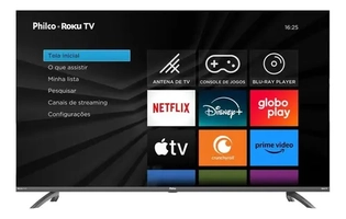 Televisor Ptv55g3ersgb Smart Tv 55  Roku Tv Led Cinza Philco
