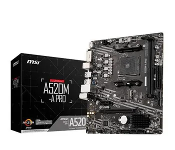 Placa Mãe MSI A520M-A PRO AM4 DDR4 HDMI