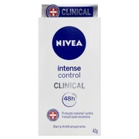 Antitranspirante em barra Nivea Clinical Intense Control 42 g | R$7