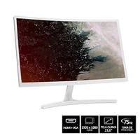Monitor Acer 23.6" LED Widescreen Curvo, Full HD, HDMI/VGA, FreeSync, Branco - ED242QR WI R$635