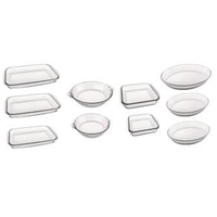 Conjunto de Assadeiras Refratárias Marinex – 10 Peças