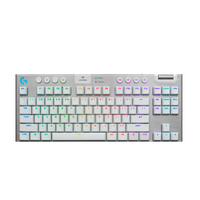 Teclado Mecânico Gamer Sem Fio Logitech G915 X LIGHTSPEED Design TKL - BRANCO