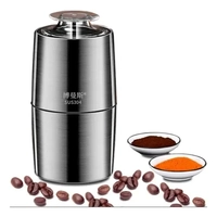 Moedor triturador de Café Elétrico Sokany Inox cor Plateado Grãos temperos 127v