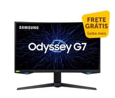 Monitor Gamer Curvo Samsung Odyssey 27" LC27G75 240Hz 1ms HDMI | R$3.824