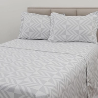 (94,99 Cartão AME)Jogo de Cama Queen Berlim Percal 180 Fios 4 Peças -  Casa & Conforto Coleção Urban