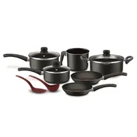 Conjunto de Panelas Rochedo Duetto Alumínio com Utensílios - 8 Peças - R$171