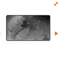 Mousepad Gamer Ninja, Control, Médio 400x300mm, Black, MPGN-BLACK-M