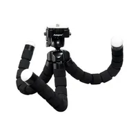 [Ricardo Eletro] Mini Tripé Fotográfico Greika RM-100 Flexível e Cabeça Giratória 360 graus por R$ 19