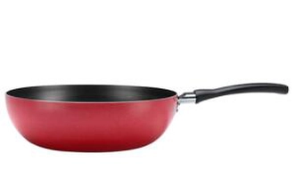 Wok Brinox Garlic Vermelho Antiaderente - 24cm | R$33