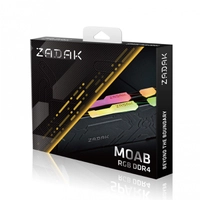 Memória DDR4 Zadak MOAB, RGB, 8GB, 3000MHz, ZD4-MO130C08-08GYG1