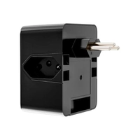 [App] Iclamper Protetor Contra Surtos Elétricos (DPS) Energia 3 Preto LCF, 3 tomadas, 10 Amperes, 3 Pinos, para PC, PS5, Xbox