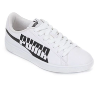 Tênis Puma Smash V2 Max - Branco e Preto | R$ 106