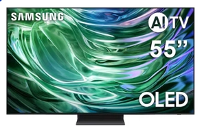 Smart TV 55” 4K Samsung OLED QN55S90DAGXZD AI Energy Mode, Dolby Atmos, Alexa built in, Wi-Fi, Bluetooth, USB, HDMI