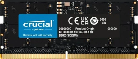 Crucial Memória RAM 16GB DDR5 4800MHz CL40 Notebook