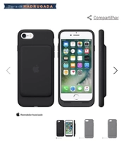 Capa Carregadora para iPhone 7 e 8 Preta - Apple - MGQM2BZ/A