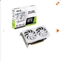 Placa de Vídeo Asus GeForce RTX 3060, DUAL, OC Edition, White, 8GB, GDDR6, DLSS, Ray Tracing, DUAL-RTX3060-O8G-WHITE