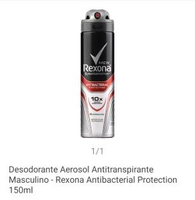 [clube da lu] Desodorante Aerosol - Rexona Antibacterial Protection 150 mL