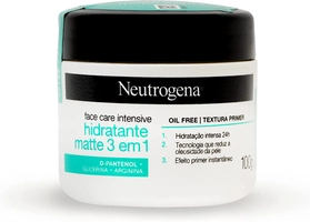 (Rec) Neutrogena® Face Care Intensive Hidratante Matte 3 em 1, 100G, Neutrogena