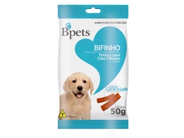 Bifinho para Cachorro Filhote Bpets Carne e Leite  - Bifinhos e Petiscos para Cachorro 