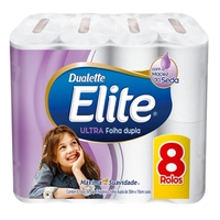 [APP] Dois papel higiênico Elite Folha Dupla 30m C/8 | R$ 13,00