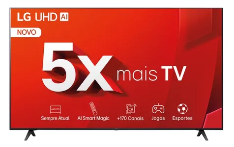 Smart TV 4k LG UHD UT80 65 polegadas 65UT8050