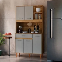 Armário de Cozinha Compacto 5 Portas 1 Gaveta