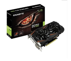 Placa de Vídeo Gigabyte GeForce GTX 1060 6GB Windforce - GV-N1060WF2OC-6GD - R$986