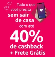 [AME] Lojas com até 40% de cashback