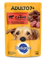 [REC] Pedigree - Ração Úmida Para Cachorros, Sachê Carne ao Molho, Adultos, Sênior 7+ Anos, 100g