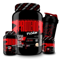 Kit Whey Protein Fusion + Bcaa + Glutamina + Shaker