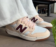 Tênis New Balance 480 Low Bege+Branco