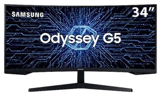 Monitor Gamer Curvo Samsung Odyssey G5 34" WQHD, 165Hz, 1ms