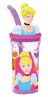 Copo 3D com Canudo Disney Princesas 360ml – Produto Oficial