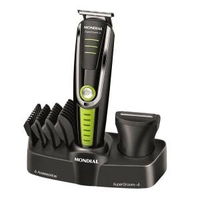 Aparador de Pêlos Mondial BG-04 Super Groom 6 em 1 Sem Fio, Bivolt | R$77