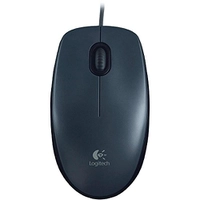 [PRIME] Mouse com fio USB Logitech M90 - Cinza