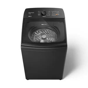 Lavadora de Roupas Brastemp 14Kg Cesto Inox Cinza Platinum - 220V
