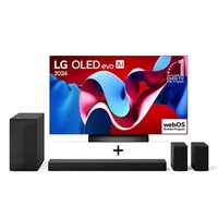 Combo LG Smart TV OLED evo AI C4 4K 55 2024 + SoundBar S60TR, 5.1 Canais, Bluetooth 5.3, Dolby Digital