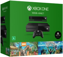 Console Xbox One 500GB + Kinect + 2 jogos - R$1.709,10