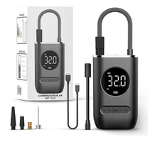 Mini Compressor de Ar com Display e Pré-ajuste