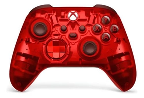Controle Sem Fio Xbox Series S X One Vermelho Transparente Vermelho - Pulse Cipher