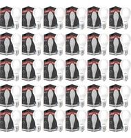 [R$1,66 CADA] Kit c/ 30 Lâmpadas LED 9W E27 Bivolt Econômicas