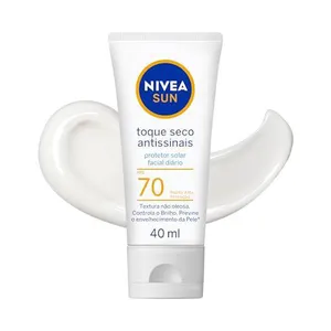 [3unid | REC | +POR- | R$ 25,99/cada] Protetor Solar Facial NIVEA SUN FPS 70 40ml
